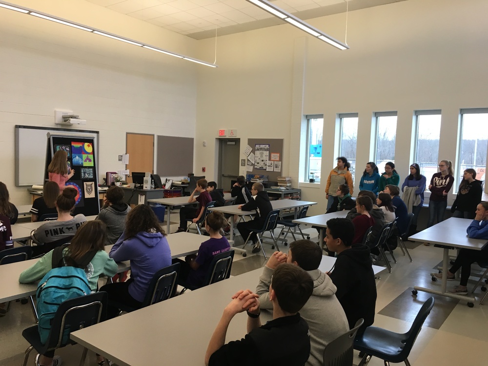 8th Graders Visited the HS on Friday